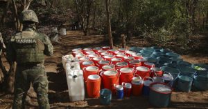 Aseguramiento de metanfetaminas en Sinaloa. Foto: Cuartoscuro.