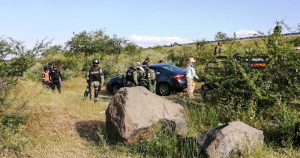 En la zona se localizaron huellas de lo que sería un área destinada a la inhumación clandestina. Foto: Edith Domínguez, Pop Lab