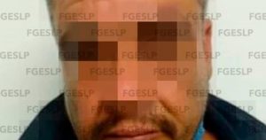 Juan Carlos "N" fue acusado de presuntamente amenazar constantemente a su expareja. Foto: FGESLP vía Pulso