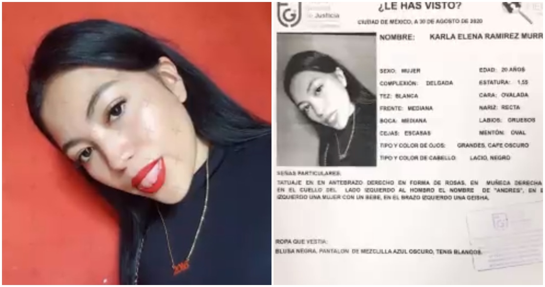 Karla desapareció tras una balacera en un bar de Azcapotzalco. Foto: Captura de pantalla.
