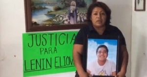 Sandra Solís, madre de Lenin Eliovet Alejandro Cruz Solís. Foto: Chiapas Paralelo.