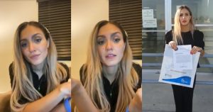 Andrea Ramírez Limón denunció violencia por parte de su expareja Soto Holguín, exalcalde de Huatabampo. Foto: Especial.