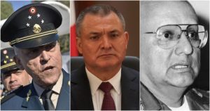 Cienfuegos, García Luna y  Gutiérrez Rebollo han sido vinculados con el crimen organizado. Fotos: Cuartoscuro/especial. 