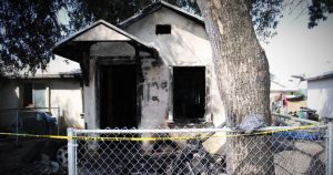 La explosión se esuchó en todo el vecindario. Gracias a que vecinos fueron testigos pudieron auxiliar a los migrantes. Foto: San Joaquin County Sheriff's Office