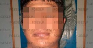 Juan Eduardo "N" fue detenido por presuntamente haber violado a su hermana. Foto: FGESLP vía Pulso.