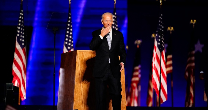 Biden pidió a quienes no votaron por él dejar de verlo como enemigo.