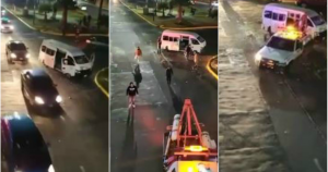 Por lo anterior se presentó la denuncia penal ante la Fiscalía estatal por los hechos violentos y los daños causados durante el enfrentamiento. Foto: Imágenes tomadas de video. 