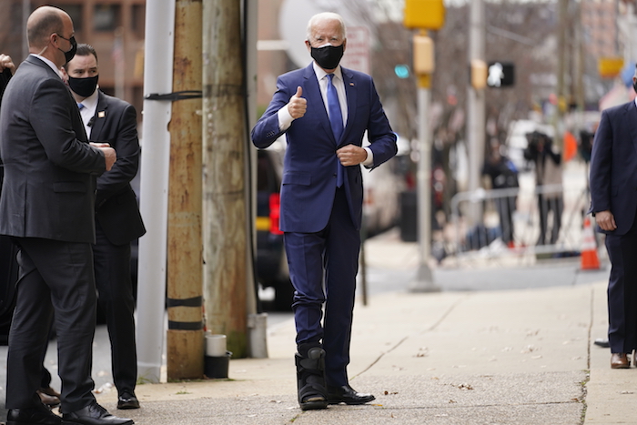 Trump durante una conferencia de prensa.