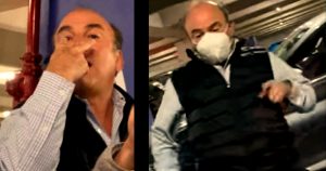 Las redes sociales lo bautizaron como #LordPateador. Foto: Captura de pantalla