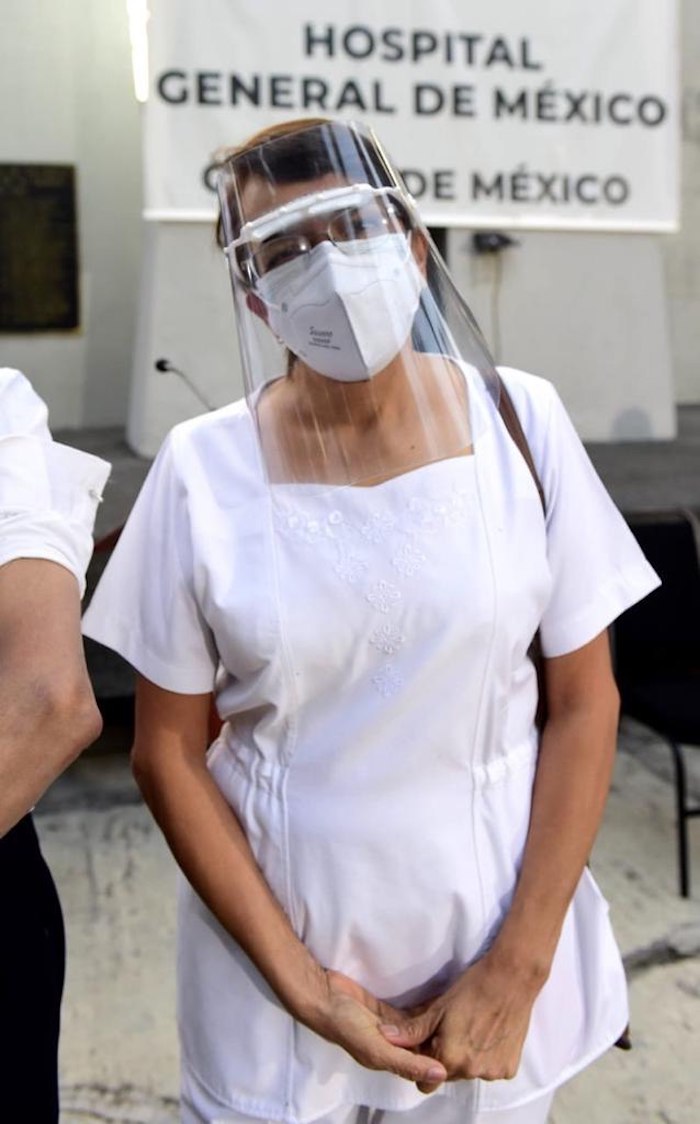 María Irene Ramírez, jefa de Enfermería en la Unidad de Terapia Intensiva del Hospital “Rubén Leñero” de la Ciudad de México.