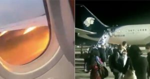 Aeroméxico detalló que la falla se debió al impacto de un ave durante la carrera de despegue. Imagen: Especial.
