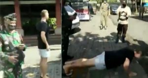 Los policías vigilan que los infractores cumplan con su castigo. Imagen: Especial.