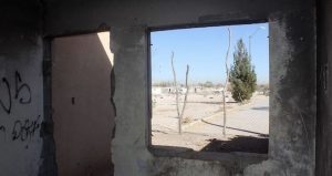 Viviendas abandonas en Ciudad Juárez, Chihuahua.