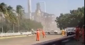 Ninguna persona se reportó lesionada. Foto: Tomada de video