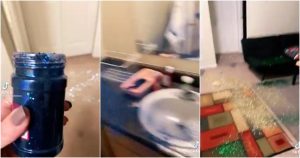 Por medio de un video de TikTok, la mujer compartió la venganza realizada luego de haberse enterado que su novio la había engañado. Foto: Captura de video