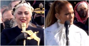 Lady Gaga y Jennifer López. Foto: Especial 