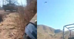 Elementos de la Fuerza Aérea Mexicana se enfrentaron contra narcotraficantes del CJNG. Foto: Especial.