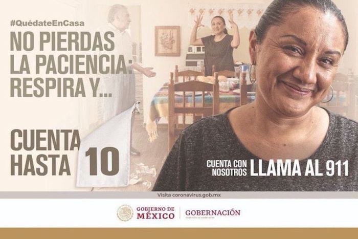 La campaña "Cuenta hasta 10" que lanzó el Gobierno federal para prevenir la violencia.