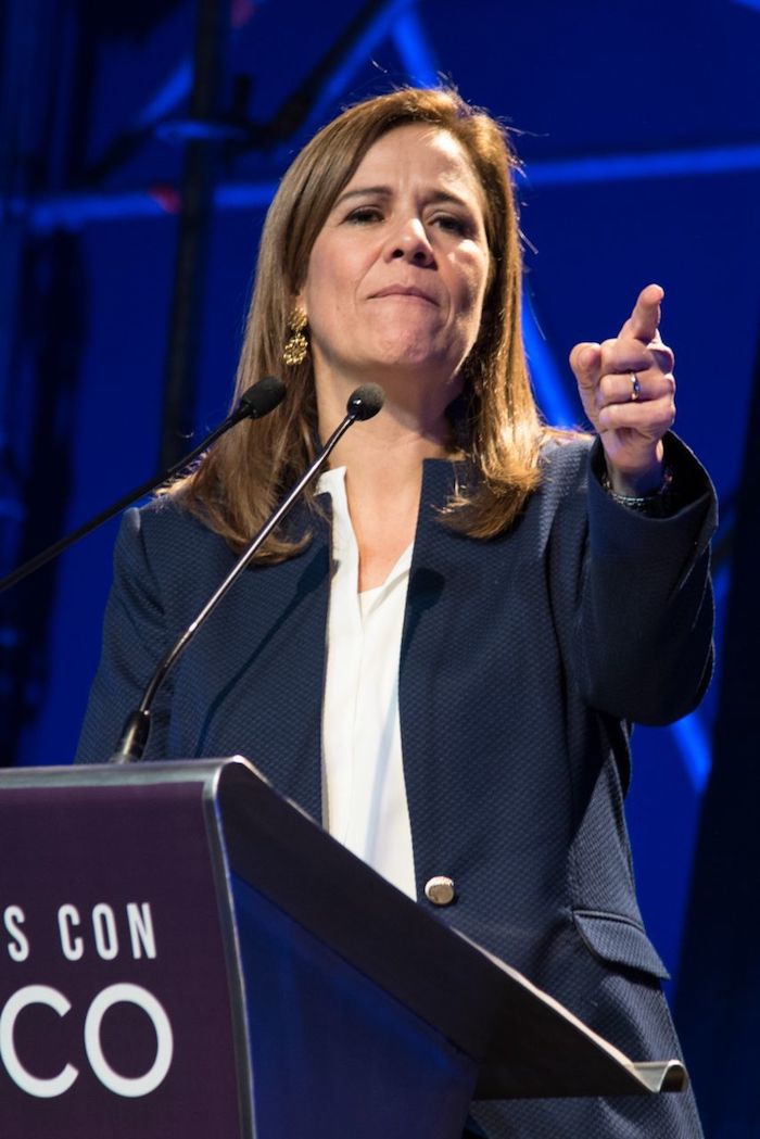 Margarita Zavala, esposa del expresidente Felipe Calderón y exaspirante a la Presidencia de México.