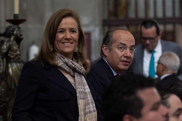 La expareja presidencial, Margarita Zavala y Felipe Calderón.
