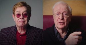 Elton John y Michael Caine. Foto: Especial 