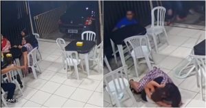 Los hechos ocurrieron en un restaurante de Brasil. Foto: Especial, captura de video. 