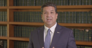 El Gobernador de Tamaulipas desmintió las acusaciones de la UIF. Imagen tomada de video. 