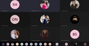 Uno de los estudiantes de la clase defendió el punto de la joven y criticó el comentario realizado por el compañero anterior. Foto: Captura de video