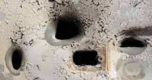 Huellas provocadas por la violencia del Cártel de Sinaloa en México. Foto: Cuartoscuro. 