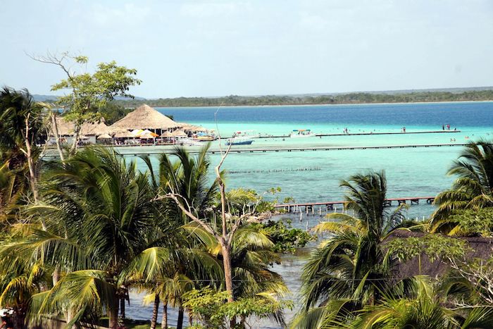 Foto laguna de bacalar