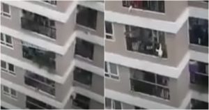 Nguyen Ngoc Manh, un repartidor de 31 años, rescató a una menor de 3 años. Foto: Especial