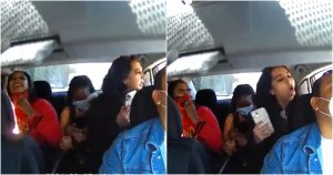 La policía indicó que al momento en que las tres mujeres salían del vehículo, una de ellas roció lo que se cree fue aerosol pimienta contra el conductor. Foto: Especial