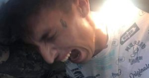 El hombre fue atrapado luego de cometer un robo. Foto: Adolfo Enriquez Vanderkam, Facebook