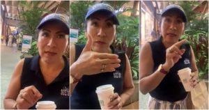 Luego de comparar la homosexualidad con delitos criminales, la mujer aseguró que si los hombres buscan ayuda en la biblia, “Cristo podrá perdonarlos”. Foto: Captura de video