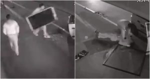 El ladrón cayó de un segundo piso. Foto: Especial.