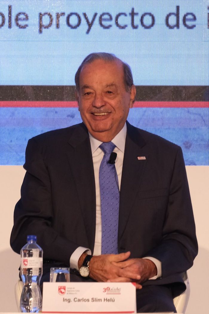 El ingeniero Carlos Slim Helú.