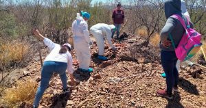 Con picos y palas, madres de Sonora buscan a sus desaparecidos. Foto: Madres buscadoras de Sonora.