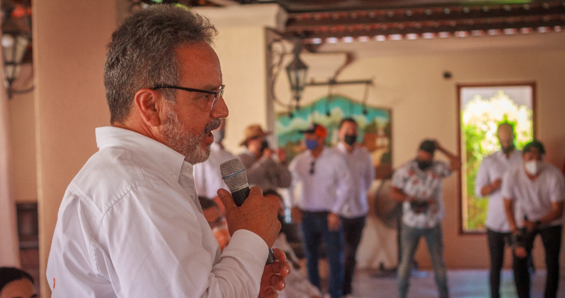 Abel Murrieta, candidato de Movimiento Ciudadano (MC) que fue asesinado a balazos ayer en Sonora.