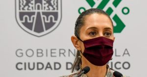 Claudia Sheinbaum, Jefa de Gobierno de la Ciudad de México, en conferencia de prensa.