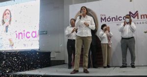 Mónica Liliana Rangel Martínez, excandidata a Gobernadora de Morena. Foto: @MonicaRangelSLP, Twitter.