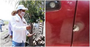 El candidato Paco Pancóatl durante uno de sus recorridos de campaña. Foto: Periódico Central.