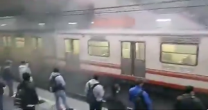 El percance fue registrado en un video. Foto: Especial.