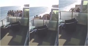 Los investigadores estiman que el estado del balcón y el sobrepeso probablemente fueron las causas de su ruptura. Foto: Especial