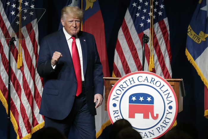 El expresidente Donald Trump en la Convención del Partido Republicano en Greenville, Carolina del Norte el 5 de junio de 2021.