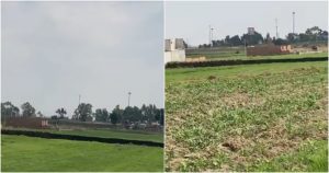 El socavón aumentó su diámetro en 10 metros. Foto: Captura de video.