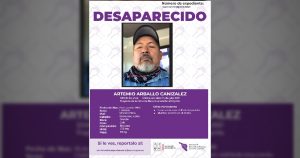 Artemio Arballo fue reportado como desaparecido por la Comisión de Búsqueda de Personas de Sonora. Foto: Twitter @ComisionSonora