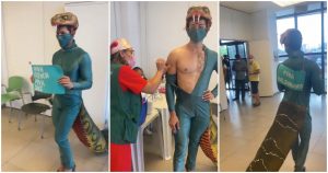 Rodrigues, que con sus videos intentan concienciar y sensibilizar a la gente, considera que la vacuna "es un símbolo de esperanza para todo el mundo". Foto: Captura de video.