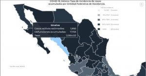 Sinaloa tiene un acumulado de siete mil 623 muertes y Culiacán es el municipio que mayor registro tiene con dos mil 845. Foto: Gobierno de México