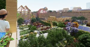 Diseño de un barrio sostenible del futuro. Foto: Ricard Segura, EFE