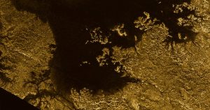 El mar de Ligeia, en Titán. Foto: NASA/JPL-Caltech/ASI/Cornell